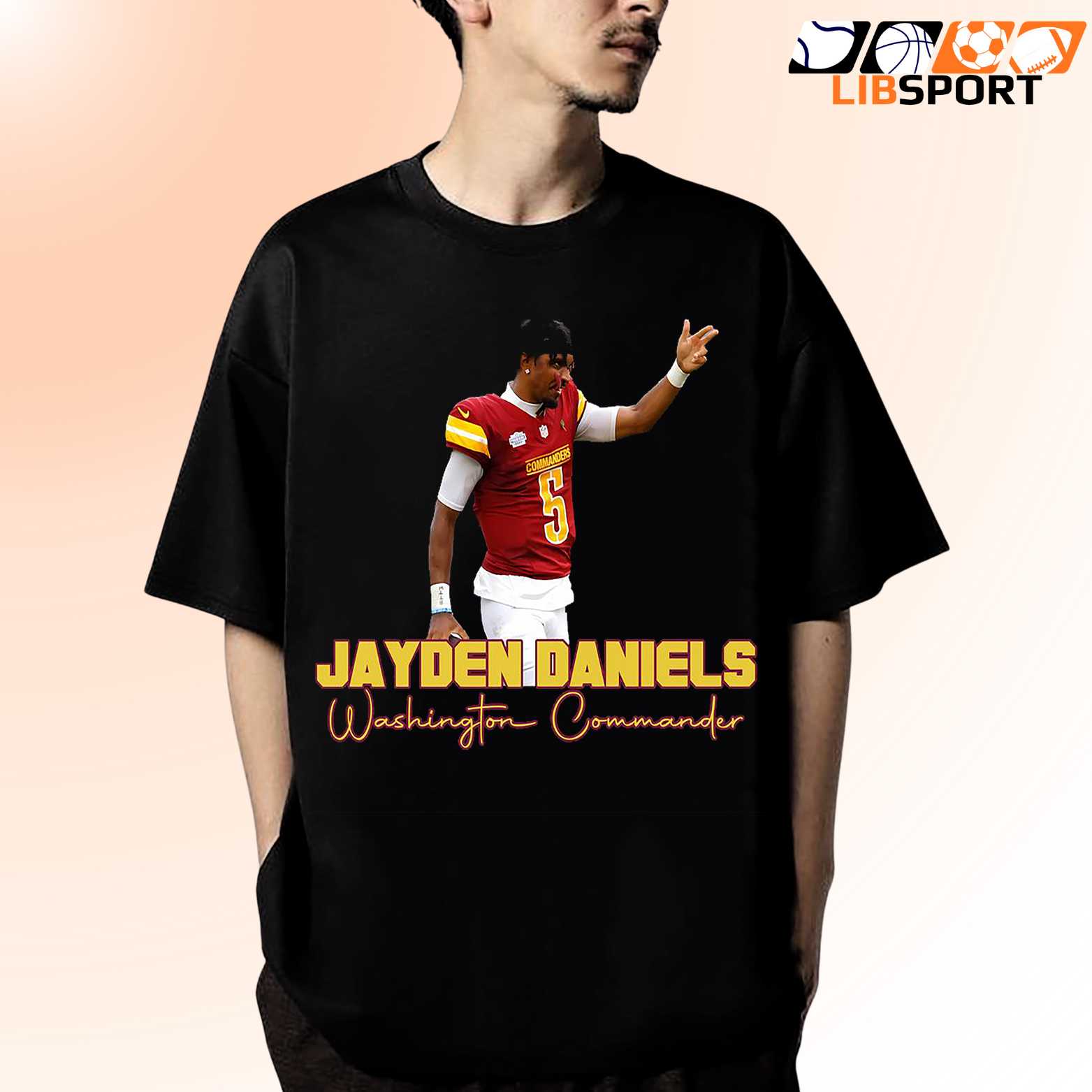 Jayden Daniels Wall T-Shirt, Unisex Graphic Tee, Washington Football Shirt